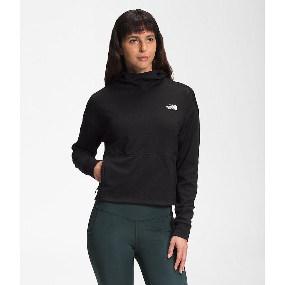 The North Face Canyonlands Crop Γυναικεια Pullover - Μαυρα (AHXD05149)